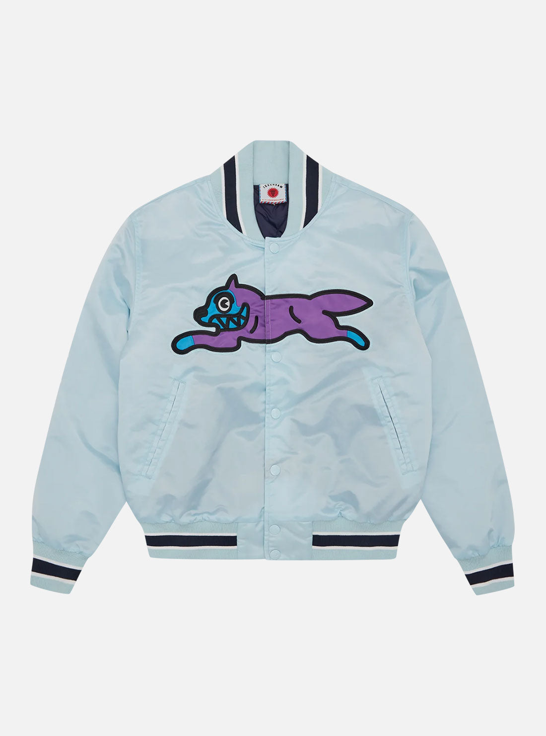 Bomber de Satén de ICECREAM Azul Hielo