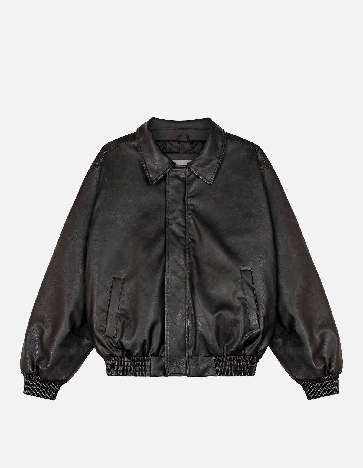 Chaqueta Bomber Chief Watcher Pu Leather Black
