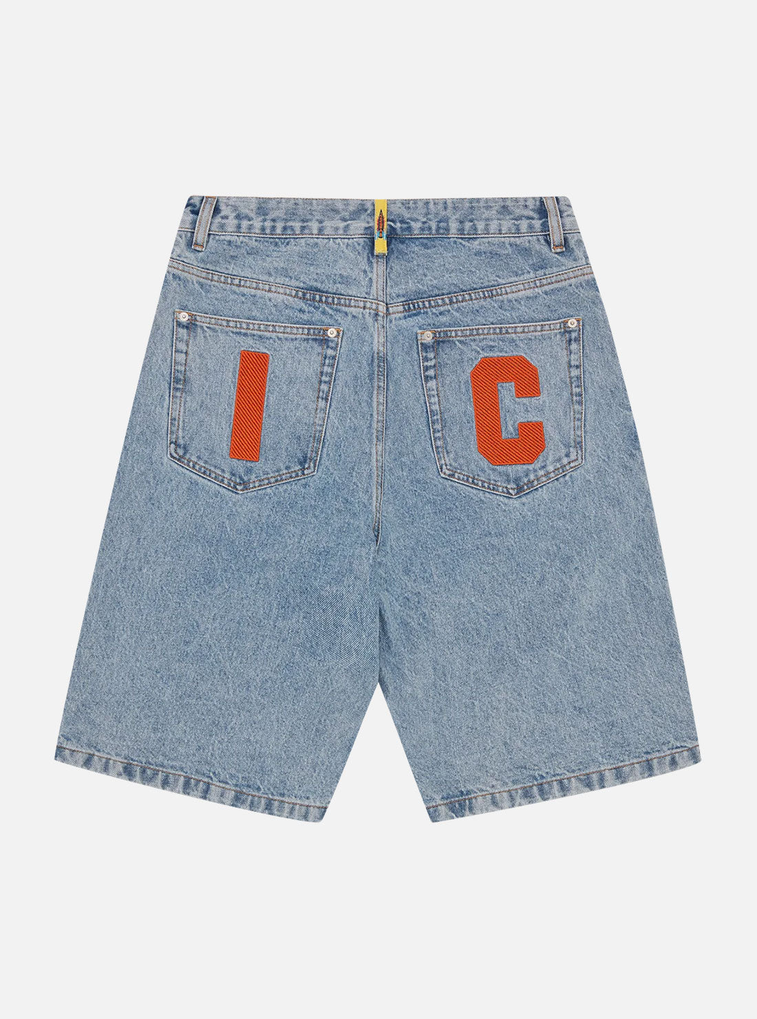 Pantalón Denim Wash Blue Orange de ICECREAM