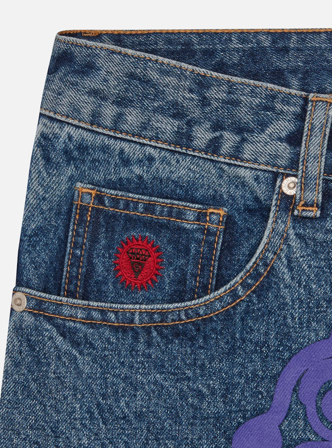 Pantalón Denim Mid Wash Blue de ICECREAM