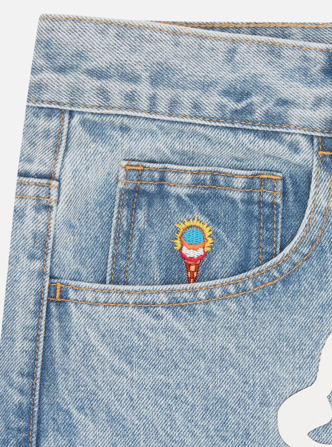 Pantalón Denim Triple Scoop Wash Blue de ICECREAM